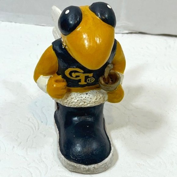 VTG Georgia Tech Yellow Jackets "Buzz" Mascot Collegiate Figurine Standing 3.5" - Picture 1 of 9